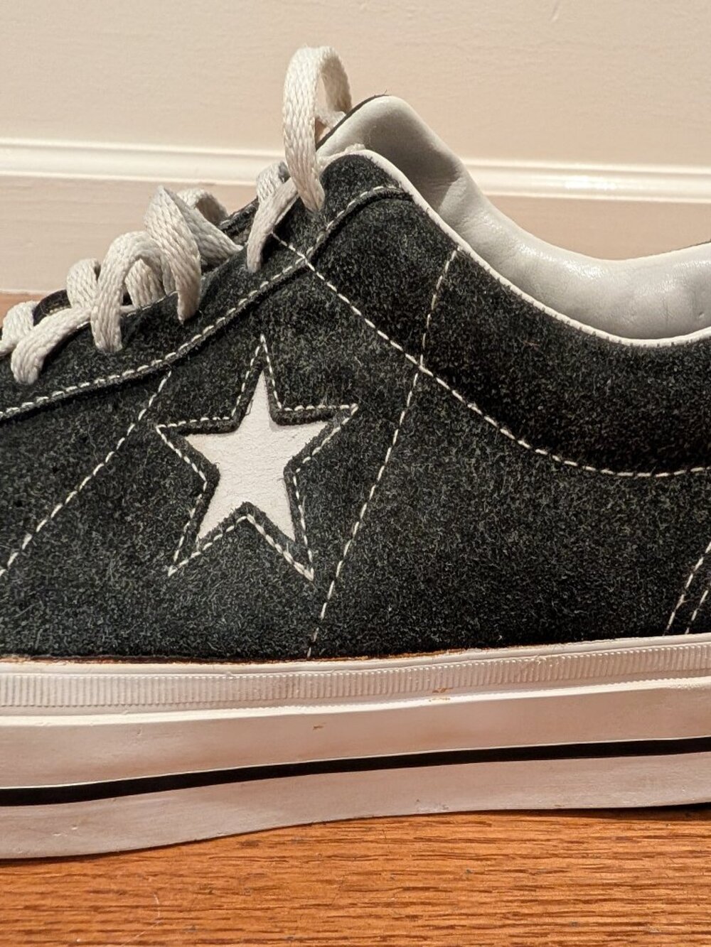 Vintage 1990s Black Converse One Star Ox, Size 12 - Picture 7 of 16